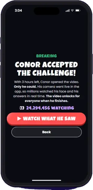 Watch Conor accept the $10,000 challenge