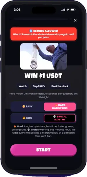 Play the floating Slinky science lesson and win $1 USDT